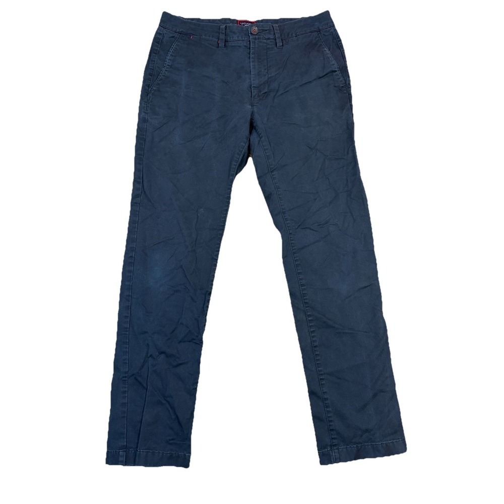 UNTUCKit St. Clair Chino Pants Mens 30x30 Navy‎ Blue Straight Fit Stretch